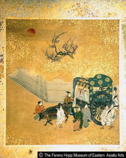 Részlet a Gendzsi herceg nyomában c. kiállítás anyagából